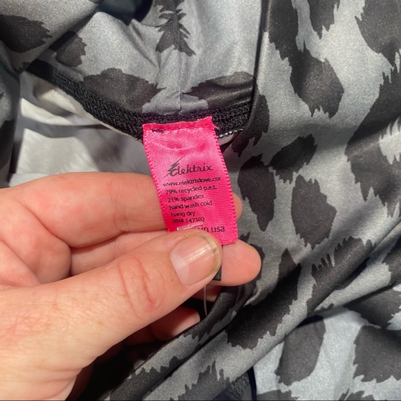 Elektrix Love Eco Conscious Streetwear Recycled Cheetah Print Leggings NWT M - Picture 14 of 16